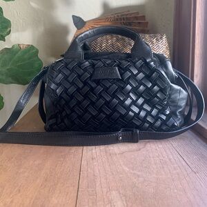 Liebeskind black leather and suede purse.